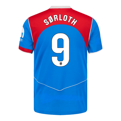 SØRLOTH #9 Atletico Madrid Terceira Camisa 2025/26 Azul