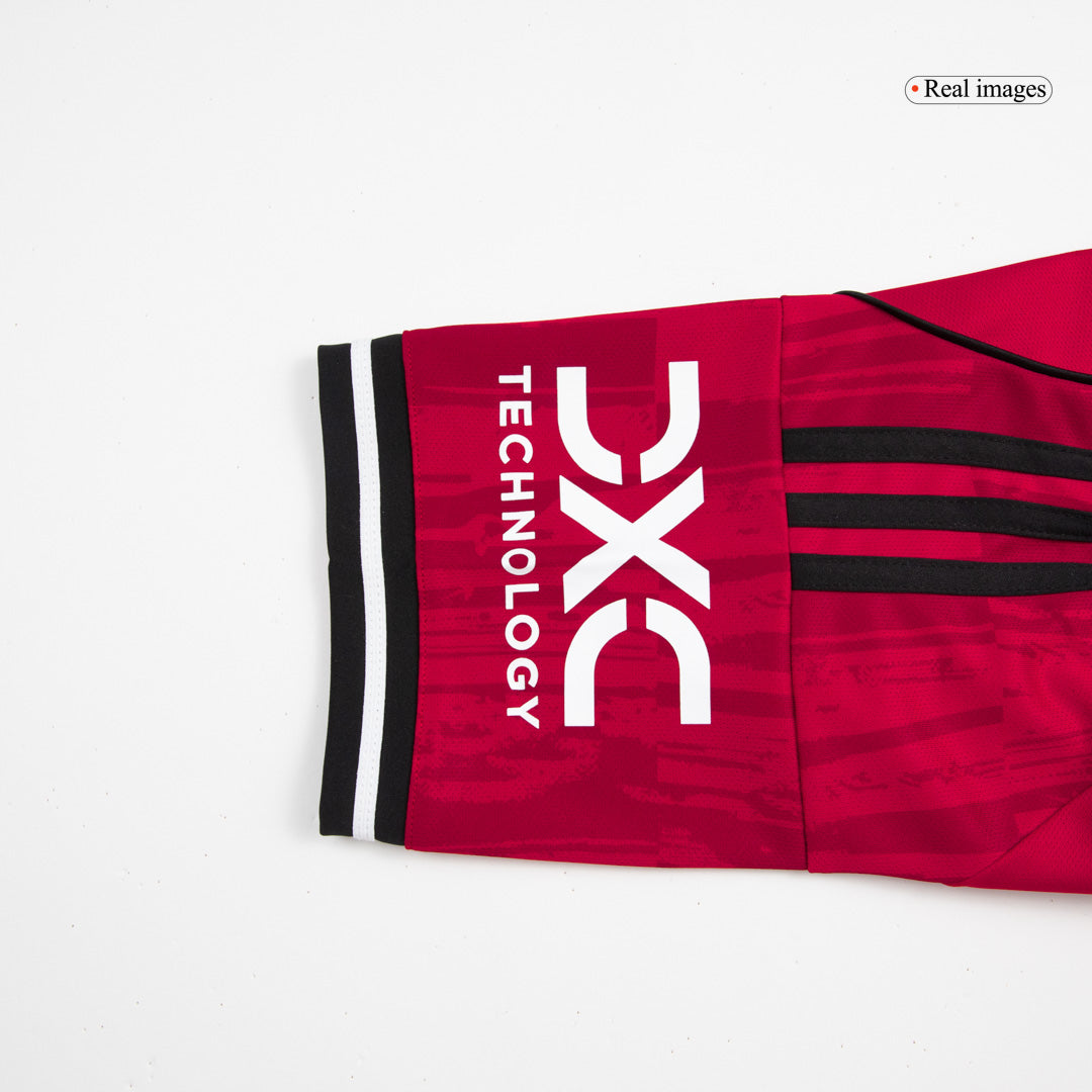 Manchester United Casa Camisa Conjunto (Camisa + Calções + Meias) 2025/26 Vermelho