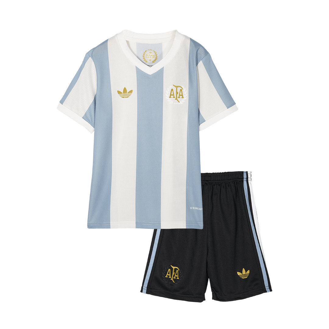 Kits de futebol personalizados da Argentina para crian?as 2024 50th anivers¨¢rio