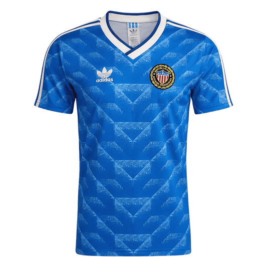Retrô USA Fora Camisa 1988 Azul