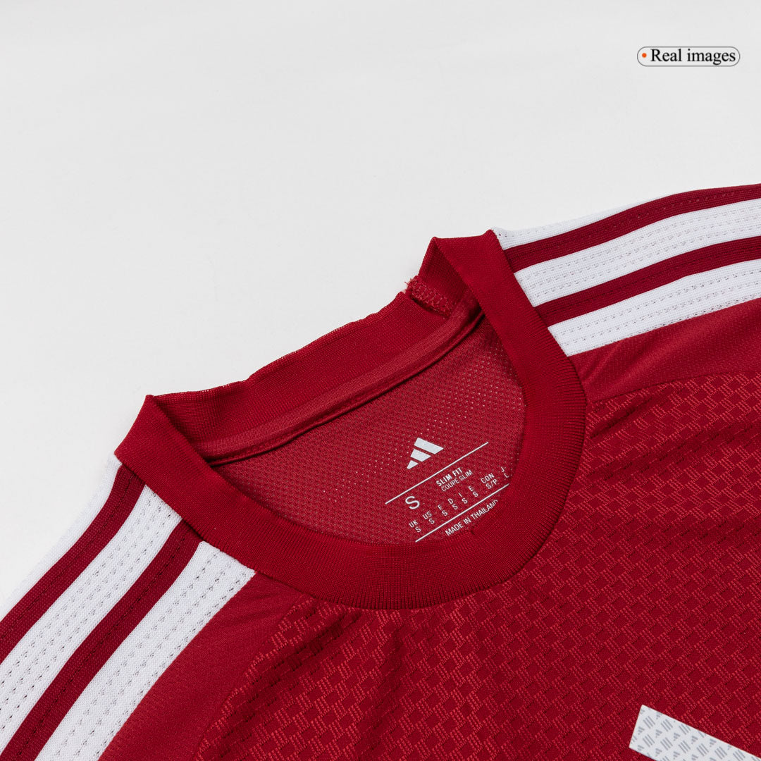 Versão do Jogador Hungría Casa Copa do Mundo Futebol Camisas 2026 Vermelho