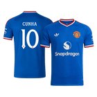 CUNHA #10 Manchester United Fora Camisa 2026/27 Azul UCL