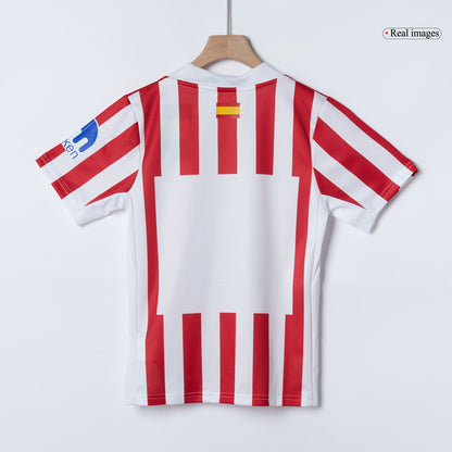 Atletico Madrid Infantil Casa Conjunto (Camisa + Calção + Meias) 2025/26