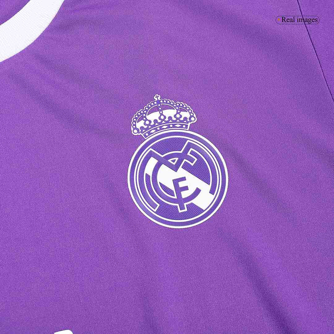 Camisola de futebol de manga comprida RONALDO #7 Real Madrid Retro Jersey Away 2016/17