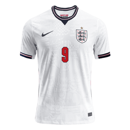 Versão do Jogador KANE #9 England Casa Copa do Mundo Futebol Camisas 2026 Branco