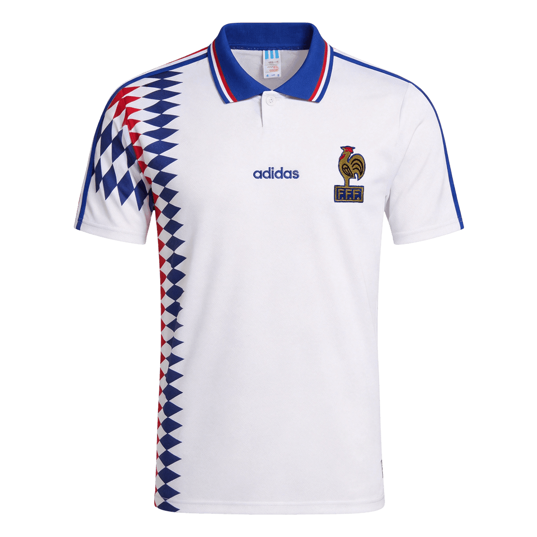 Retrô França Fora Camisa 1994 Branco