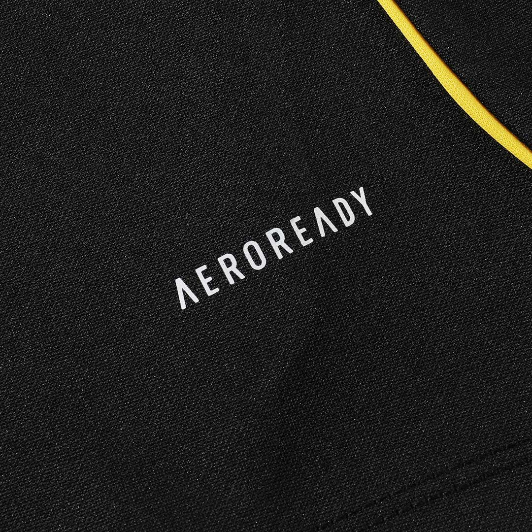 Real Madrid Zíper Moletom Conjunto (Top+Calças) 2025/26 Preto