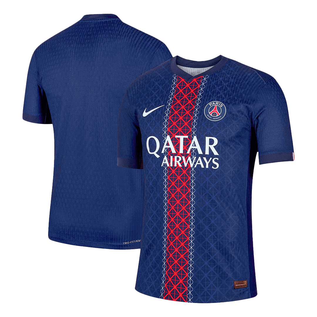 Autêntico PSG Casa Futebol Camisas 2025/26 Marinha