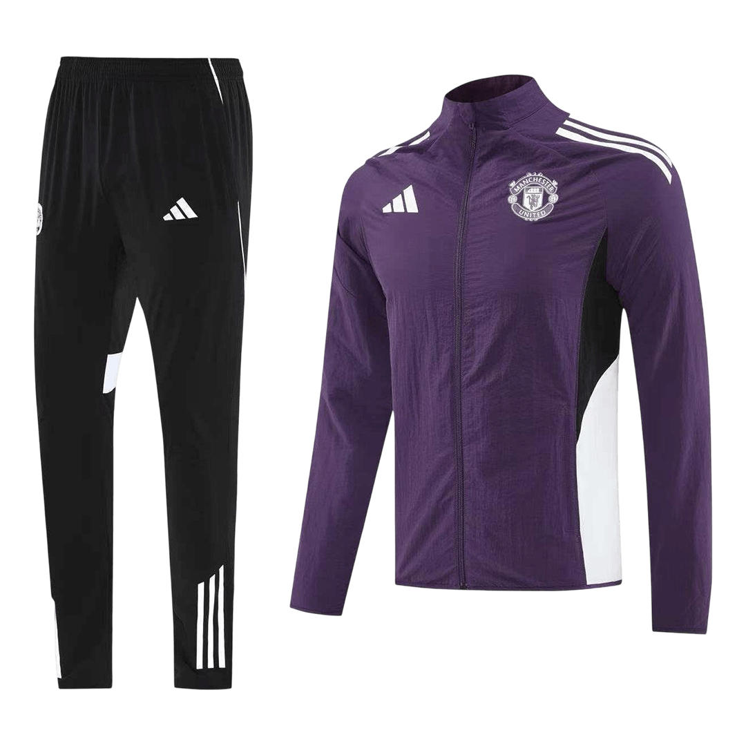 Manchester United Treino Conjunto (Top+Calças) 2025/26 Roxo