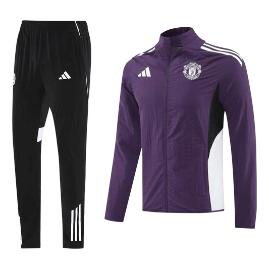 Manchester United Treino Conjunto (Top+Calças) 2025/26 Roxo