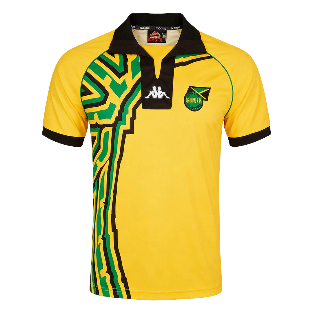 Retrô Jamaica Casa Camisa 1998 Amarelo