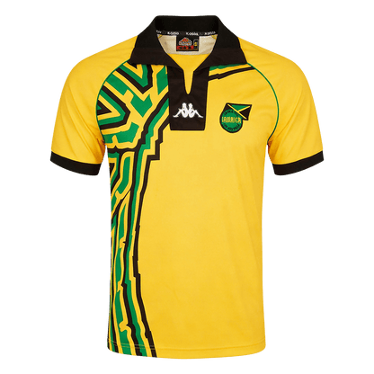 Retrô Jamaica Casa Camisa 1998 Amarelo