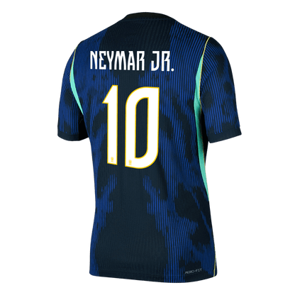 Versão do Jogador NEYMAR JR. #10 Brazil Fora Copa do Mundo Futebol Camisas 2026 Marinha