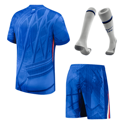 Chelsea 
Casa 
 Camisa 
Conjunto (Camisa + Calções + Meias) 
2025/26 
 Azul