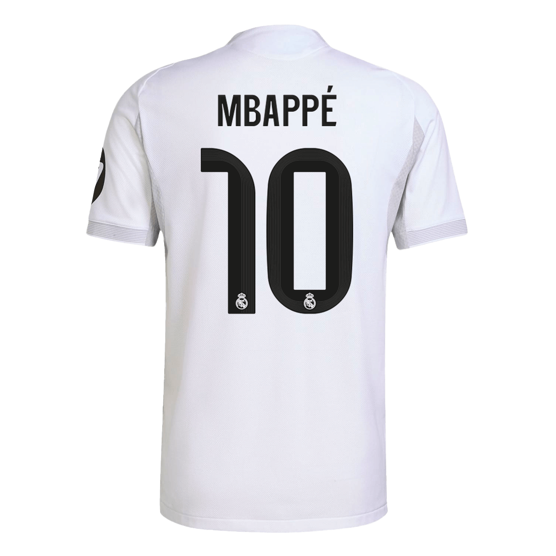 Autêntico MBAPPÉ #10 Real Madrid Casa Futebol Camisas 2025/26 Branco