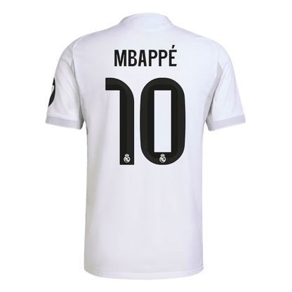 Autêntico MBAPPÉ #10 Real Madrid Casa Futebol Camisas 2025/26 Branco