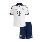 Bayern Munich Infantil 
 Fora Futebol Camisa 2026/27 Branco