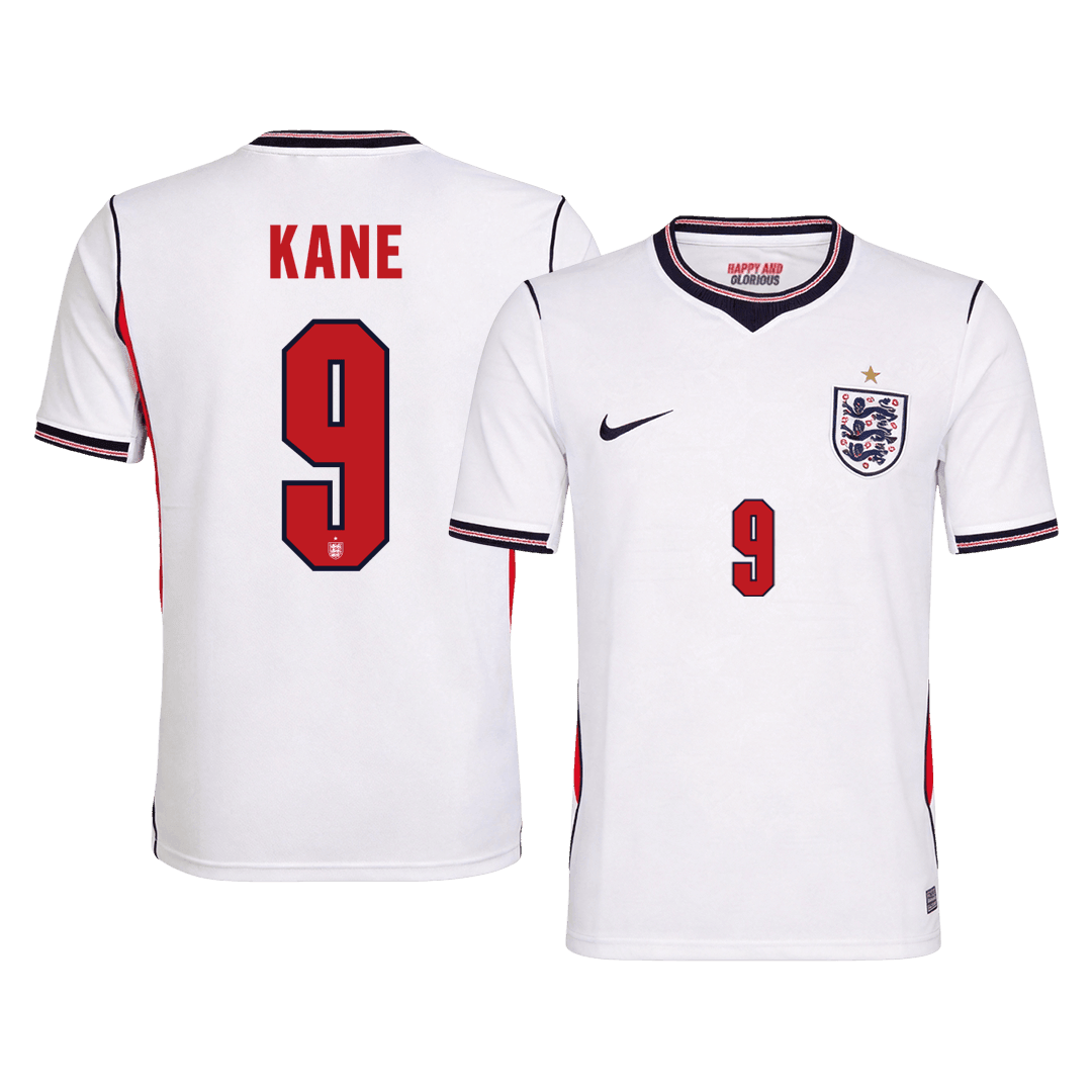 KANE #9 England Casa Copa do Mundo Camisa 2026 Branco - camisola de futebol para adeptos em
