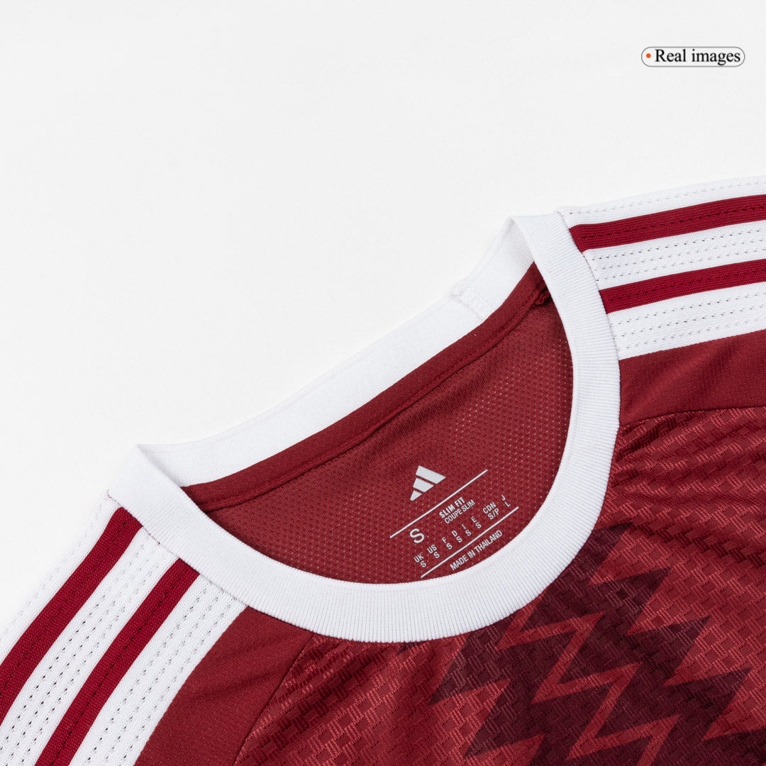 Versão do Jogador Catar Casa Copa do Mundo Futebol Camisas 2026 Vermelho