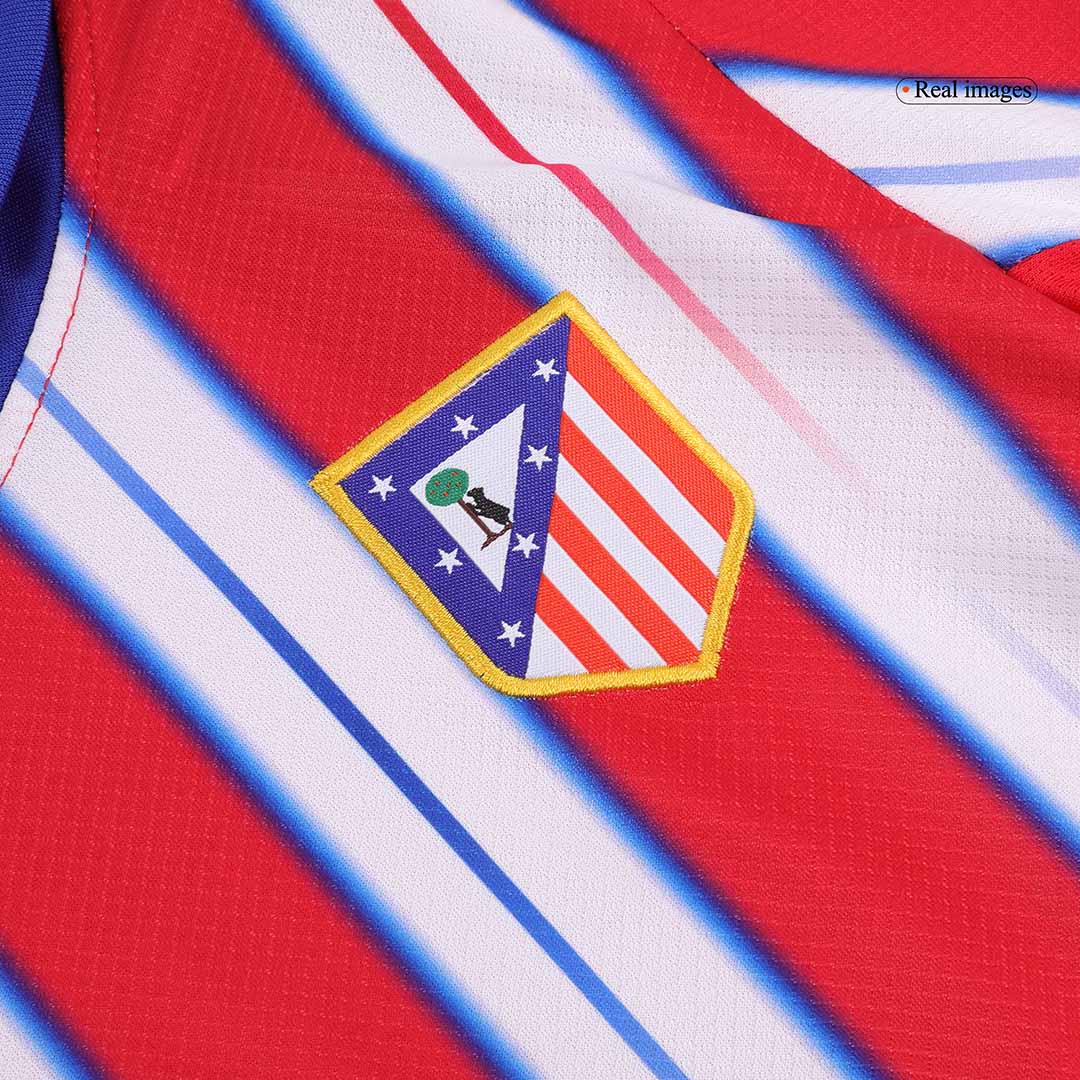 Kits de futebol personalizados para crianças do Atlético de Madrid 2024/25