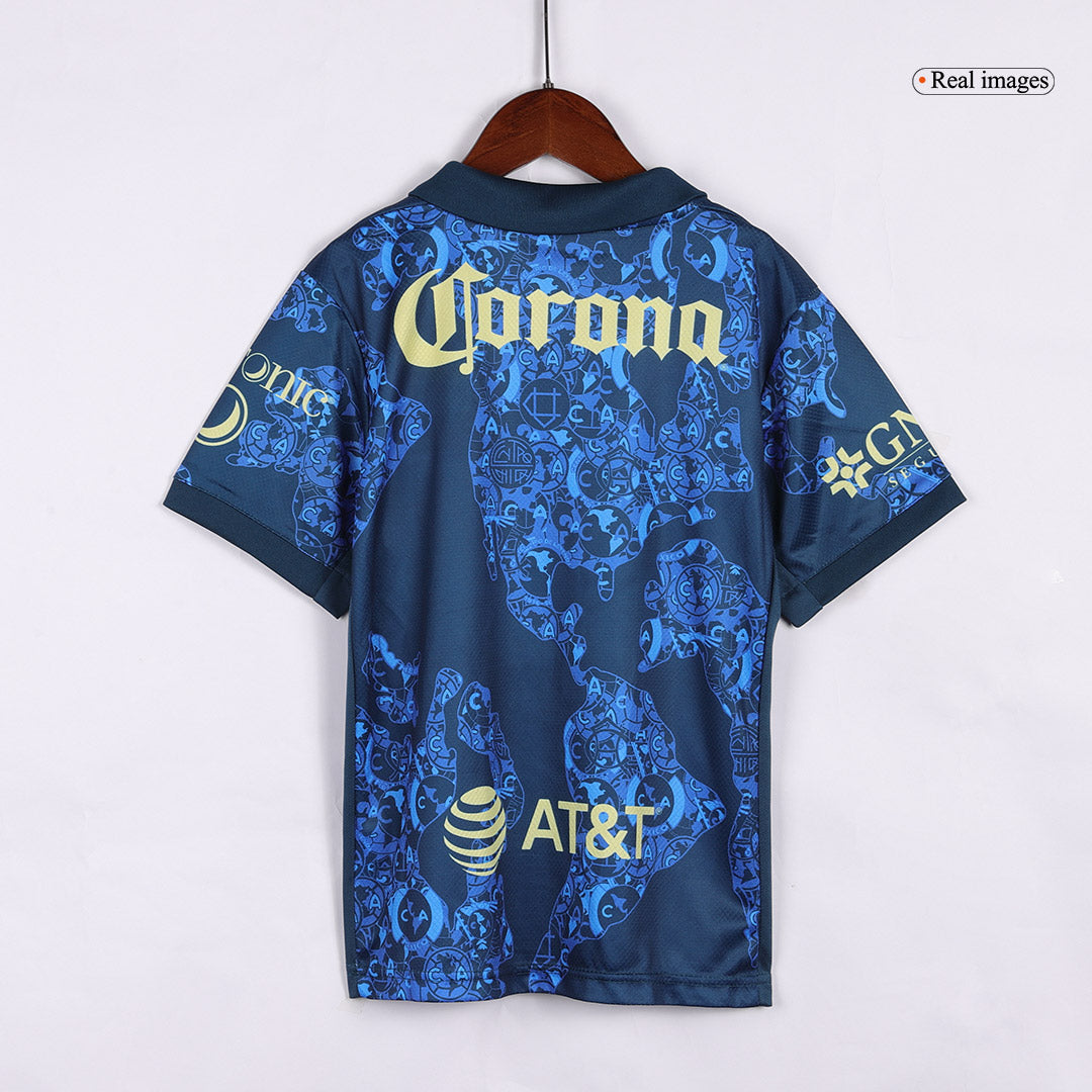 Kids Club America Aguilas Away Football Kits 2024/25