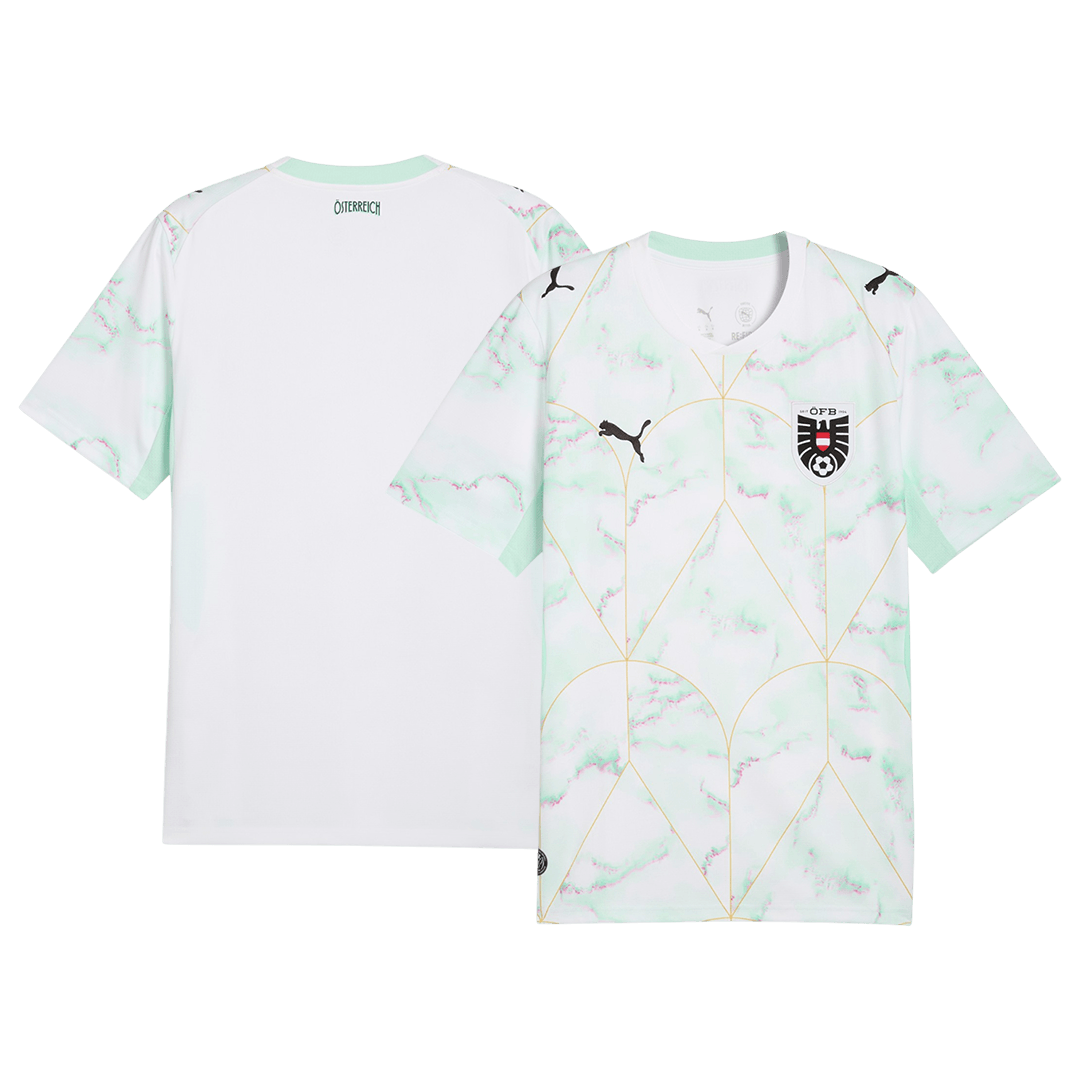 Austria Fora Camisa Copa do Mundo 2026 Branco