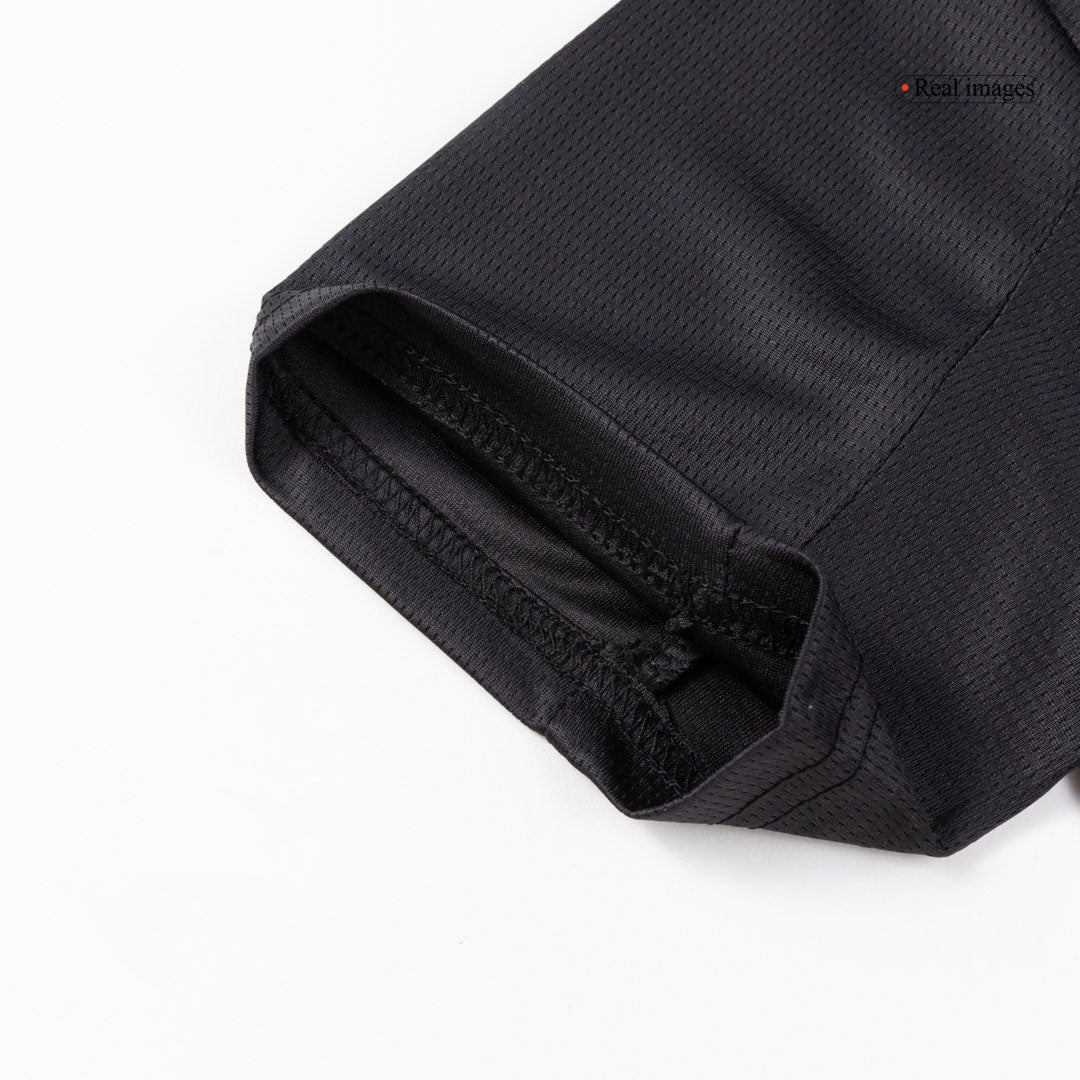 Manchester City Infantil 
 Fora Futebol Camisa Conjunto (Camisa+Shorts+Meias) 2025/26 Preto