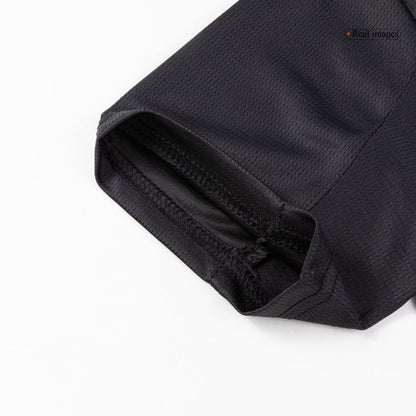 Manchester City Infantil 
 Fora Futebol Camisa Conjunto (Camisa+Shorts+Meias) 2025/26 Preto