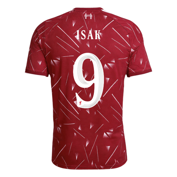 【Super Qualidade】ISAK #9 Liverpool
 Casa UCL Futebol Camisa 2026/27 Vermelho