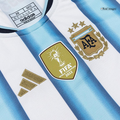 MESSI #10 Argentina Infantil Casa Copa do Mundo Conjunto(Camisa+Calção) 2026