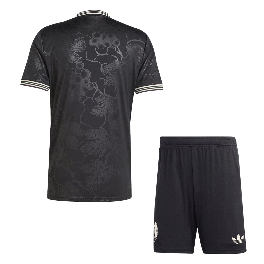 Juventus Fora Terceira Camisa Conjunto(Camisa+Calções) 2025/26 Preto