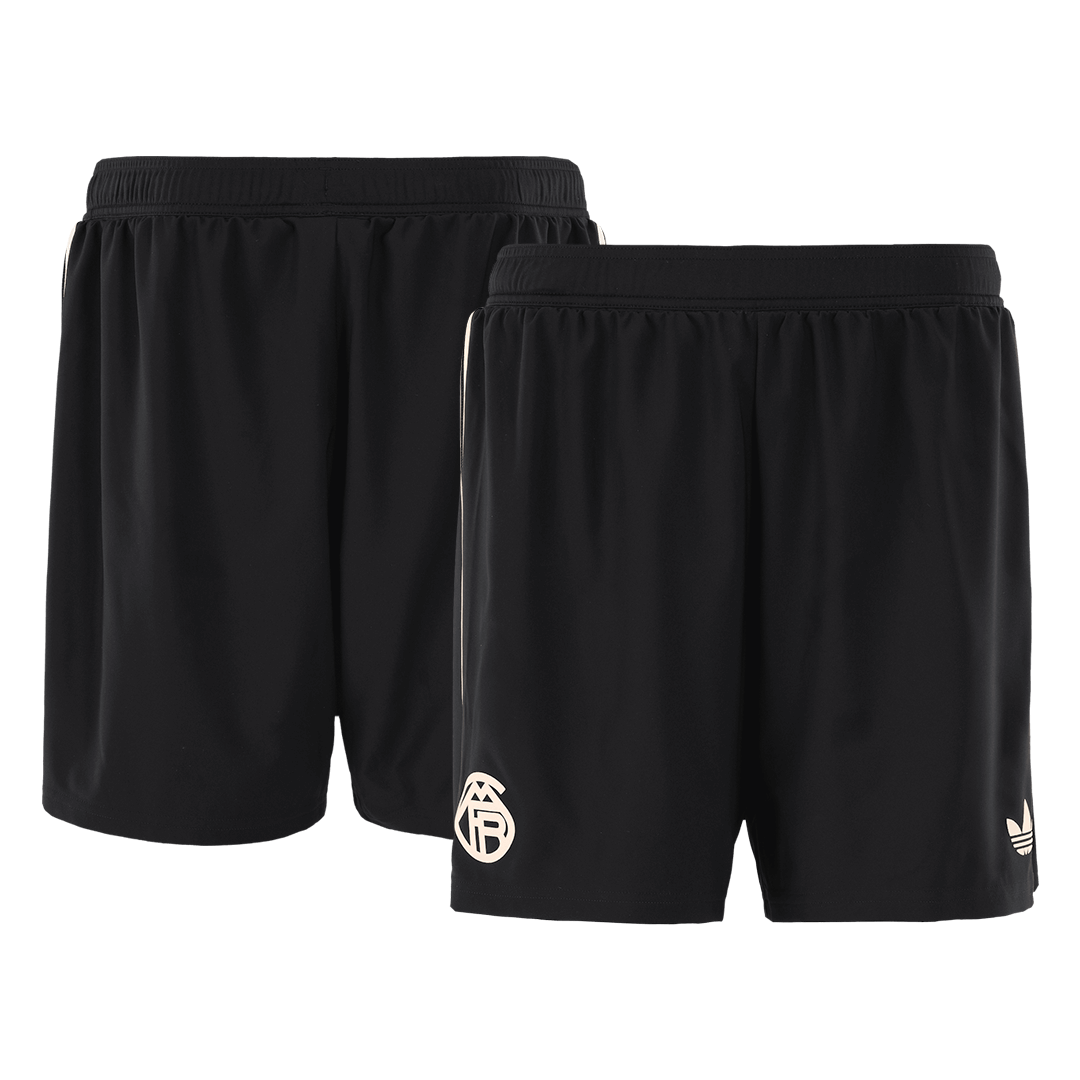 Autêntica Bayern Munich Fora Terceira Camisa Conjunto (Camisa + Calções) 2025/26 Preto
