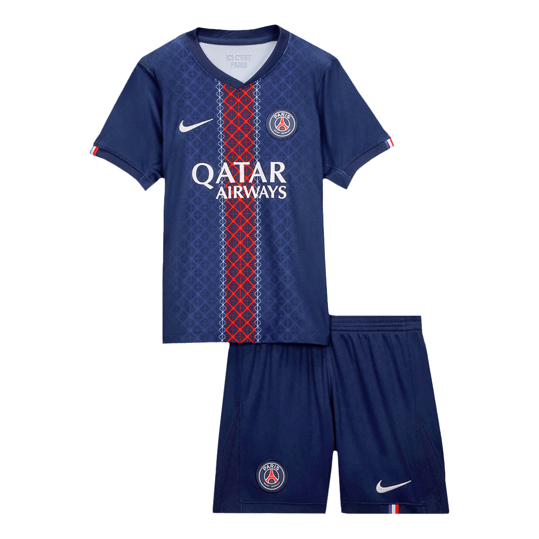 PSG 
Casa 
Camisas Infantis 
Conjunto 2025/26