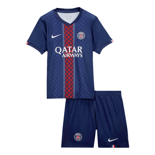 PSG 
Casa 
Camisas Infantis 
Conjunto 2025/26