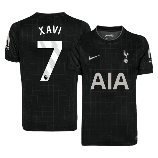 XAVI #7 Tottenham Hotspur Fora Camisa 2025/26- Preto