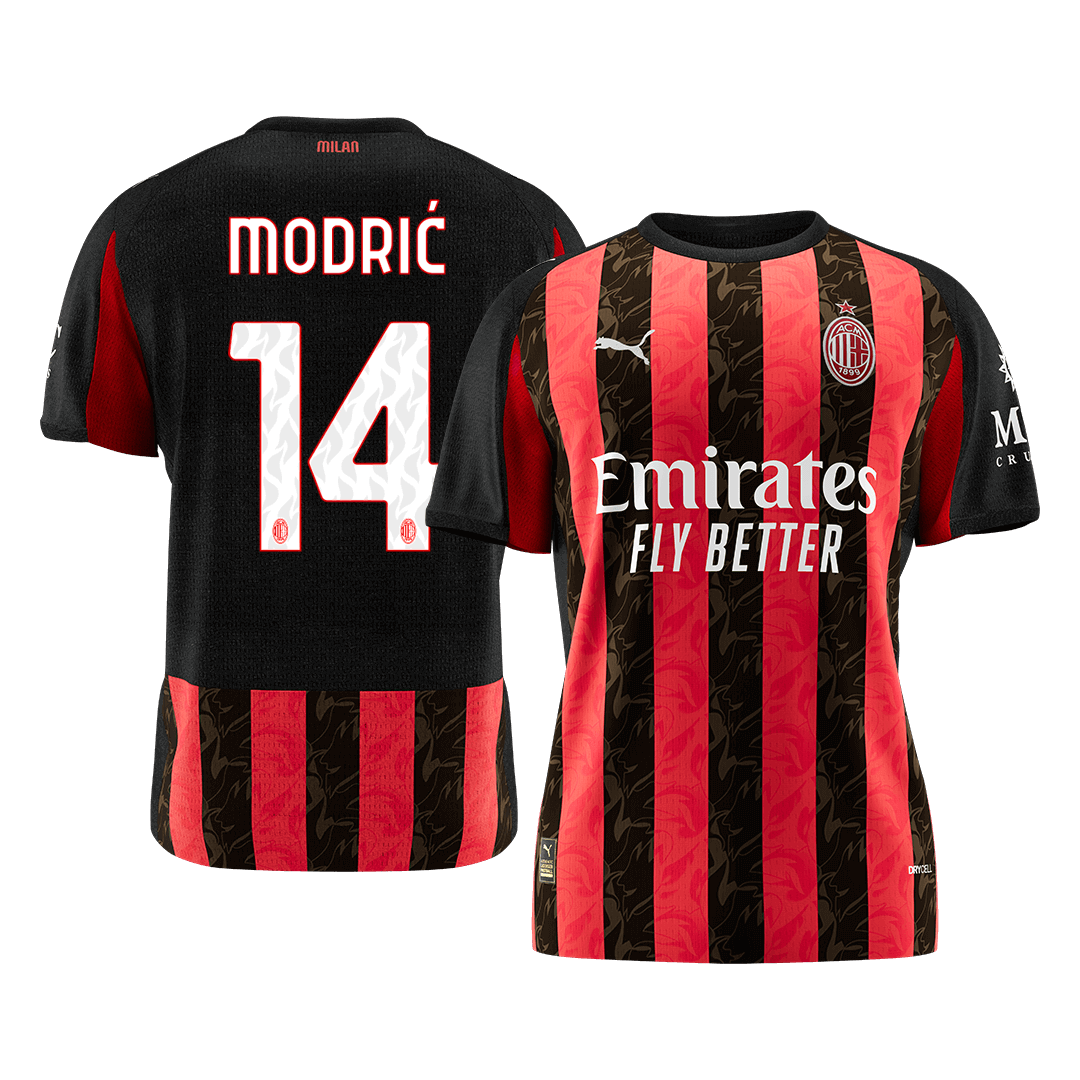【Super Qualidade】MODRIĆ #14 AC Milan
 Casa Futebol Camisa 2025/26