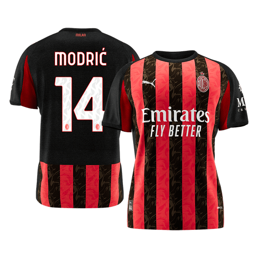 【Super Qualidade】MODRIĆ #14 AC Milan
 Casa Futebol Camisa 2025/26