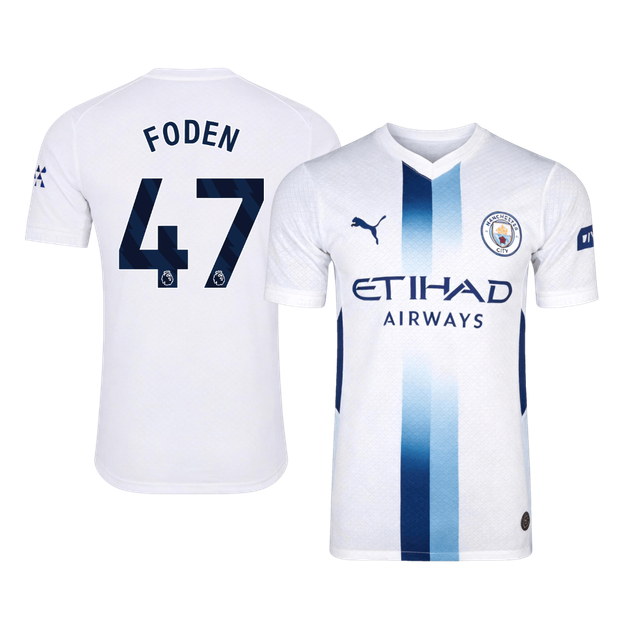 FODEN #47 Manchester City Terceira Camisa 2026/27 Branco