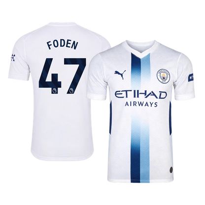 FODEN #47 Manchester City Terceira Camisa 2026/27 Branco