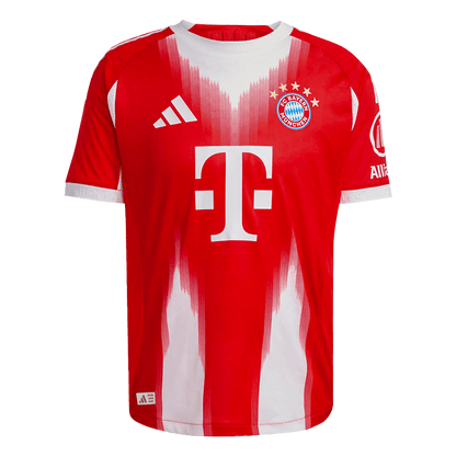 Autêntico UPAMECANO #2 Bayern Munich Casa Futebol Camisas 2025/26 Vermelho