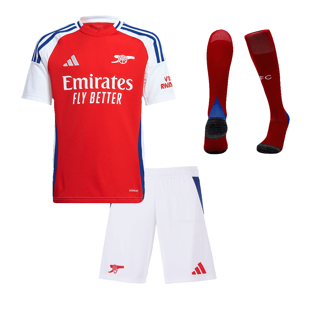 Arsenal Infantil 
 Casa Futebol Camisa Conjunto (Camisa+Shorts+Meias) 2024/25 Vermelho