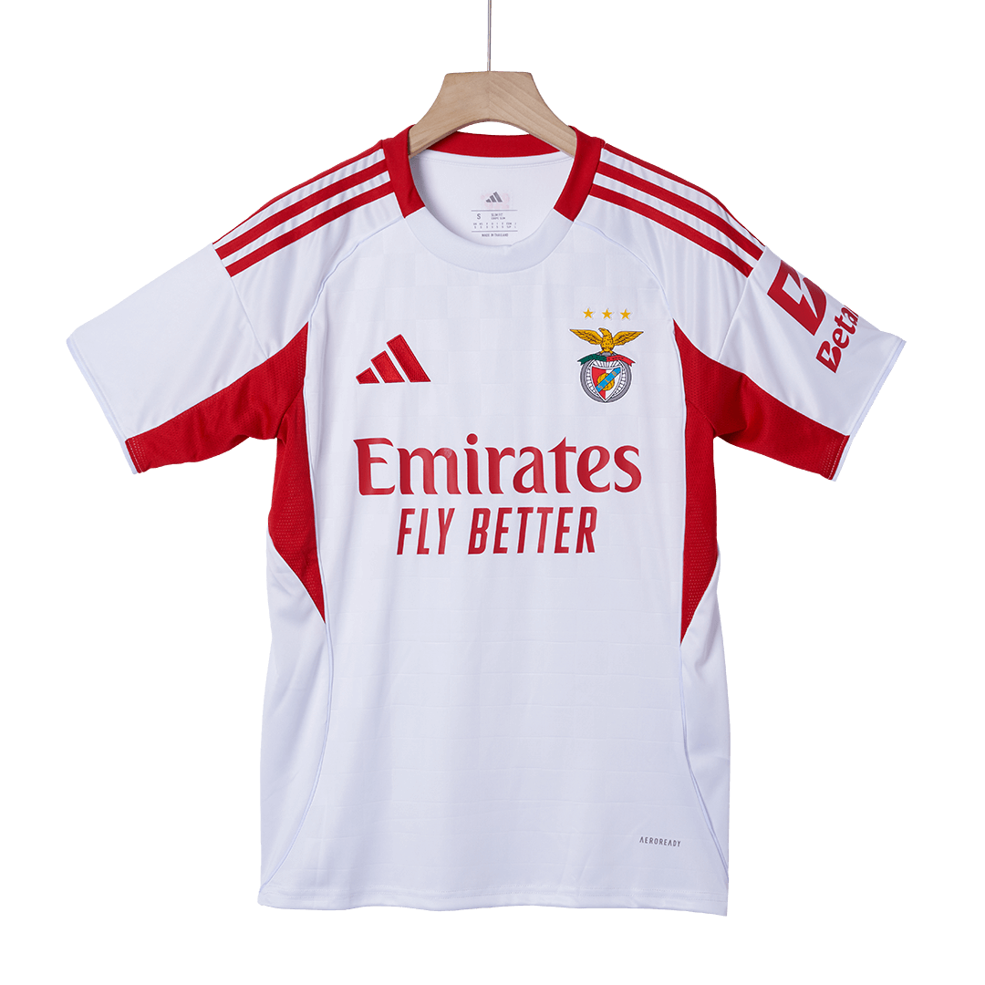 Benfica Fora Terceira Camisa 2025/26- Branco