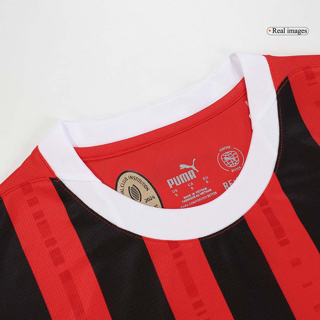 AC Milan GIMENEZ #7 Soccer Jersey Home Custom Shirt 2024/25