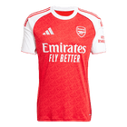 Arsenal Casa Camisola de Futebol 2025/26 Vermelho