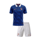 França Infantil  Casa Copa do Mundo Futebol Camisa Conjunto (Camisa+Shorts) 2026