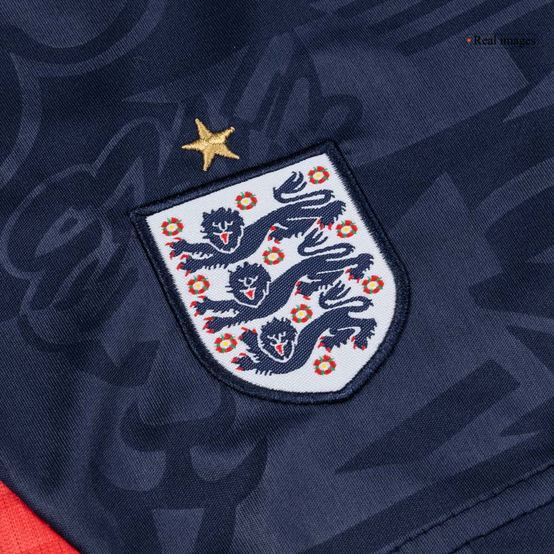 England Infantil Fora Copa do Mundo Futebol Camisa Conjunto (Camisa+Shorts) 2026 Branco - camisola de futebol para - imagem 3