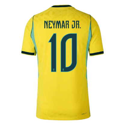 Versão do Jogador NEYMAR JR. #10 Brazil Casa Copa do Mundo Futebol Camisas 2026 Amarelo