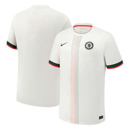 Chelsea 
 Fora 
 Camisa 
Conjunto (Camisa + Calções + Meias) 
2025/26 
 Branco