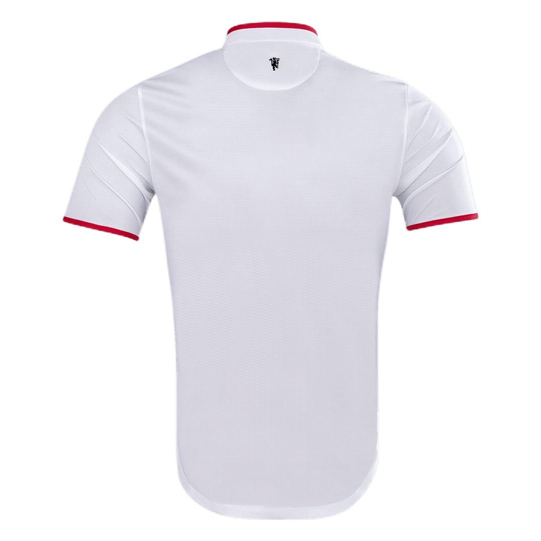 Retrô Manchester United Fora Camisa 2013/14 Branco
