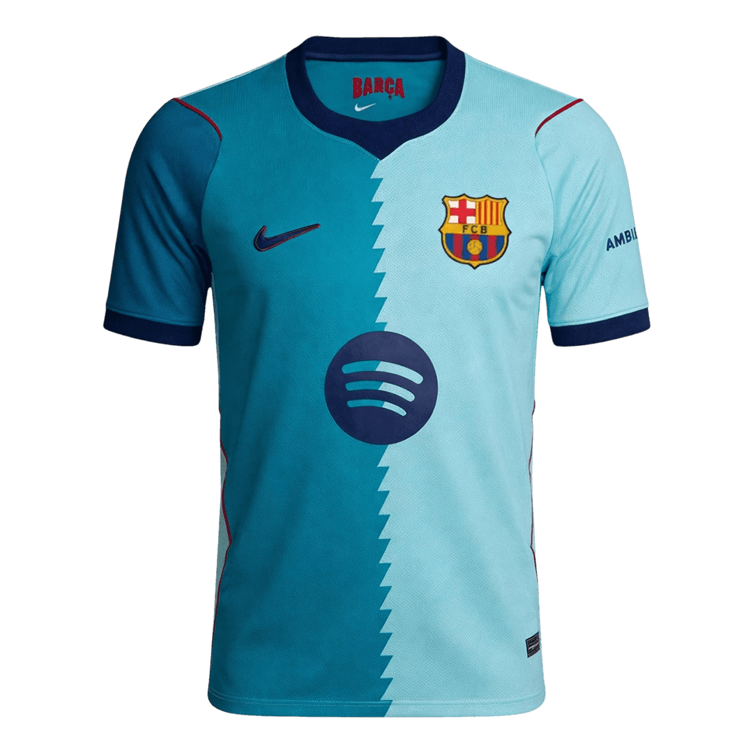 Barcelona Terceira Camisa 2026/27 Azul - camisola de futebol para adeptos em Portugal
